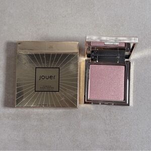 Jouer Powder Highlighter Rose Quartz Full Size Shimmer Glow Makeup